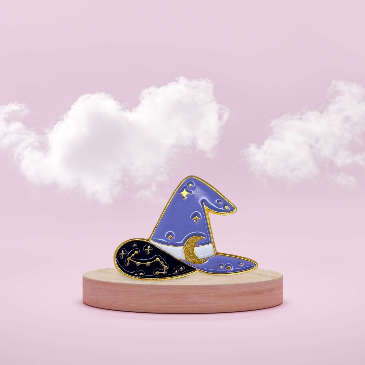 Cosmic Witches Hat Enamel Pin